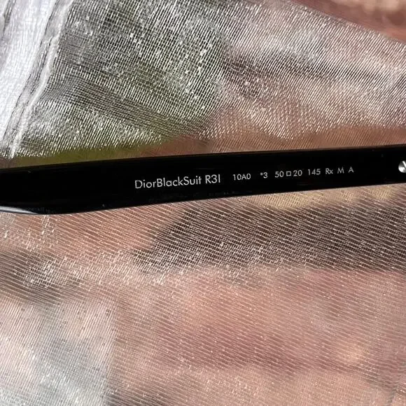 DIOR DiorBlackSuit R31 Black Acetate Sunglasses - Picture 4 of 6